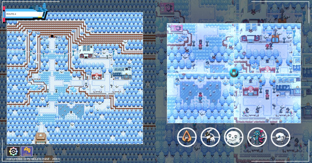 🇫🇷
Hey,
La refonte graphique du jeu avance bien ! Voici un aperçu de la nouvelle Route 4, qui avait bien besoin d’un coup de neuf ✨

🇬🇧
Hey,
The game's visual overhaul is coming along nicely! Here's a look at the revamped Route 4—it really needed that glow-up ✨