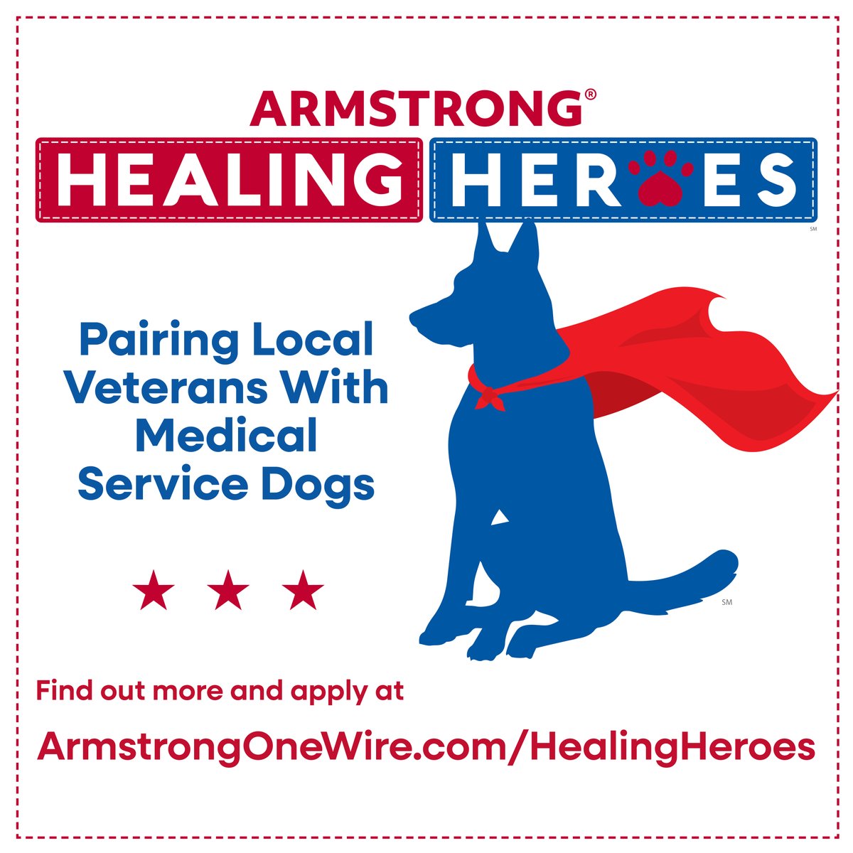 Healing Heroes teams up with Guardian Angels Medical Service Dogs to pair vets with life-changing service dogs.

Thanks to your support, 15 dogs are in training!

Know a vet who could benefit? Encourage them to apply today! 
Learn more: bit.ly/3TXN6n5