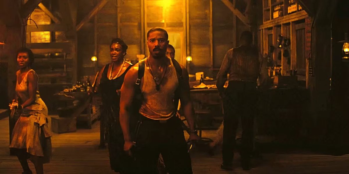 #Sinners is the best movie of the year.

A folk horror, western, southern gothic, Blaxploitation thriller, quasi-musical and, oh, vampire movie exploring deeply rooted bloody truths while devilishly entertaining from start to end. Michael B. Jordan is sensational. Coogler's best.