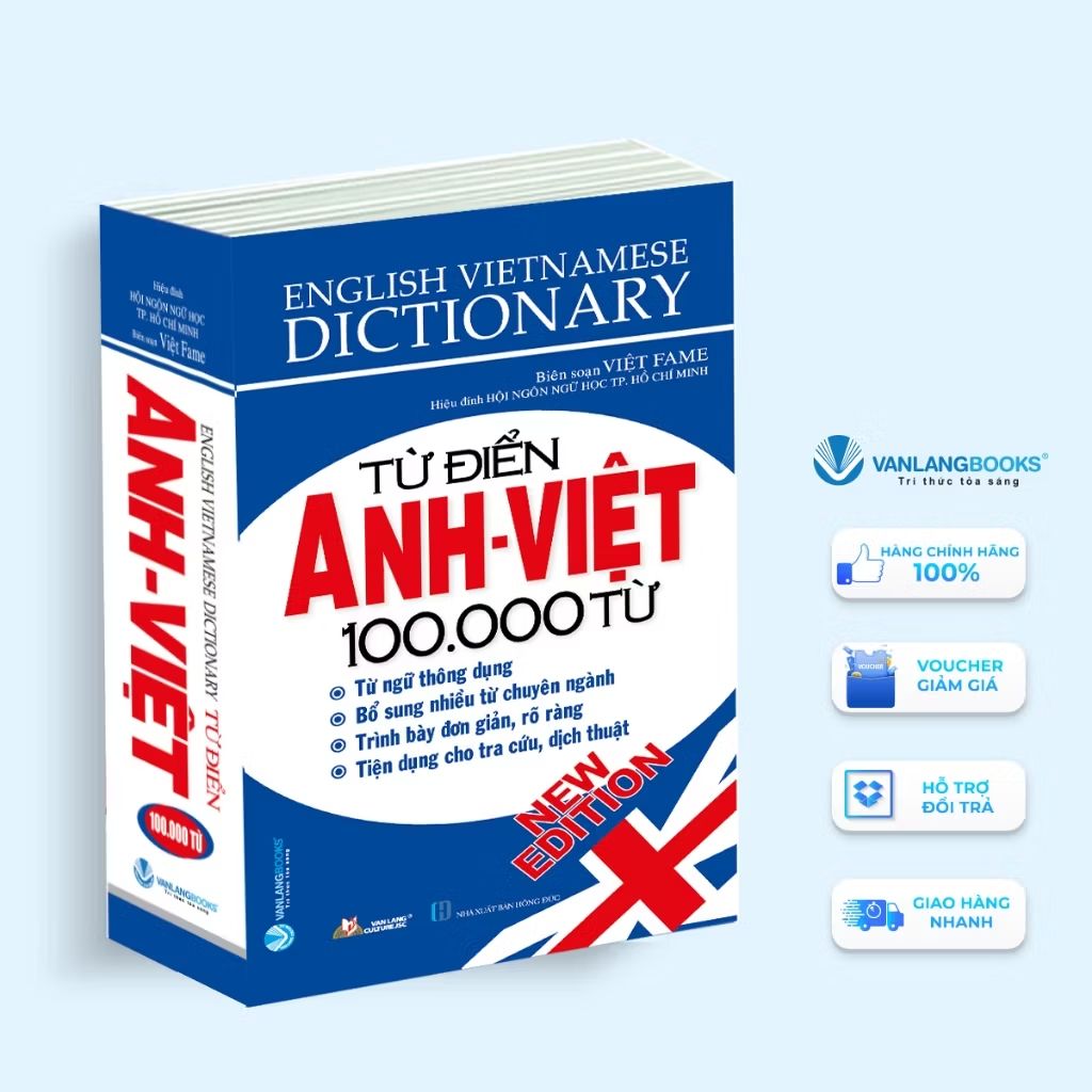 haidang939's tweet photo. Xem ngay Sách Vanlangbooks - Từ Điển Anh - Việt 100.000 Từ (Vl) với giá ₫110.700. Mua ngay trên Shopee! https://t.co/ybRaFxZQXK https://t.co/ekREHJijZA