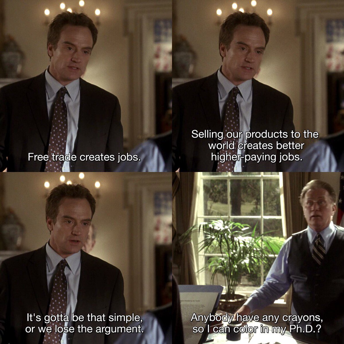 no context the west wing tweet media