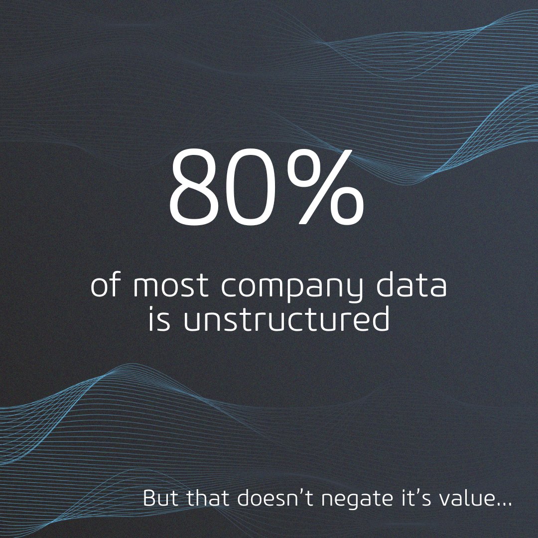 obs_global's tweet image. Did you know that 80% of most company data is unstructured? 

With Online&apos;s AI-powered Document Intelligence solutions, document libraries of any size can be transformed into measurable assets.

Learn more: hubs.ly/Q03gM5Ff0
-
#DocumentIntelligence #UnstructuredData #AI