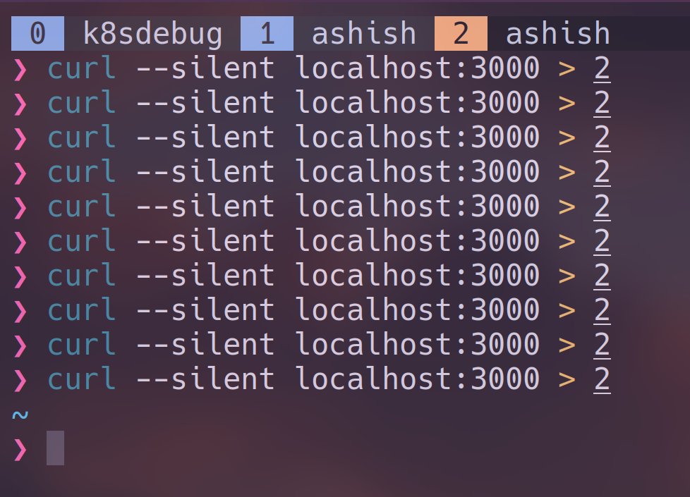assheis's tweet photo. Okay how bout this neat little feat. Run your app on host for easy debugging and use round robin smart portforwarding on desired pods(eg: base on labels) to simulate the traffic when the app will run in-cluster going through k8s service. https://t.co/AMVFgL30oO