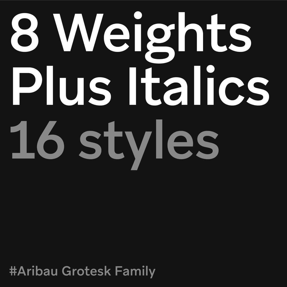 emtype's tweet photo. Aribau Grotesk Typeface
Download and test Free Trials from our entire font library! 🎁
https://t.co/3I0ZQAsYQu

#font #typeface #typography #testfonts #digitalarchive #type #design #fontdesign #typedesign #visualjournal #freetrials #thebrandidentity #designfeed #type01 #graphicindex #365typefaces #youaretypography