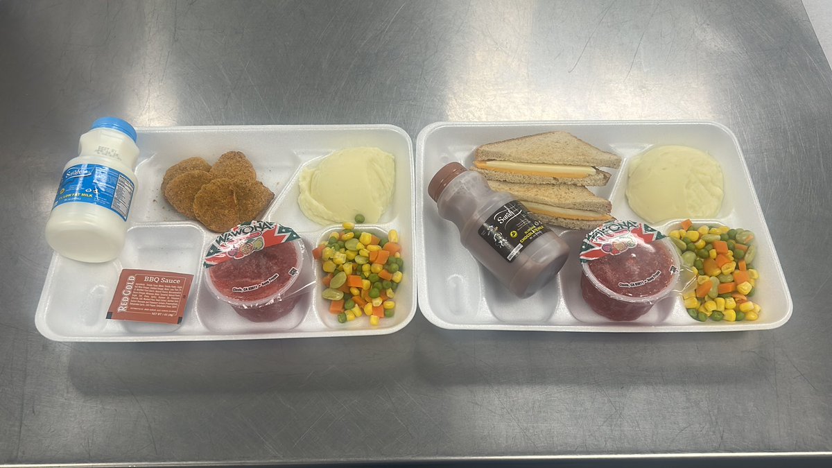 Cynthia@Carrasco_OP (@cynthiasisd132) on Twitter photo Hello Buffaloes 𦬠for today lunch we have Chicken Nuggets or Grilled Cheese Sandwich π₯ͺ accompanied with Mashed Potatoes π₯ Steamed Mixed Veggies π₯ Strawberry π Fruit Cup, BBQ Sauce, Milk π₯ Good Luck with your test 3rd Graders ππ₯π hey hey here we go, let me hear you π¦¬β€οΈ Hello Buffaloes 𦬠for today lunch we have Chicken Nuggets or Grilled Cheese Sandwich π₯ͺ accompanied with Mashed Potatoes π₯ Steamed Mixed Veggies π₯ Strawberry π Fruit Cup, BBQ Sauce, Milk π₯ Good Luck with your test 3rd Graders ππ₯π hey hey here we go, let me hear you π¦¬β€οΈ