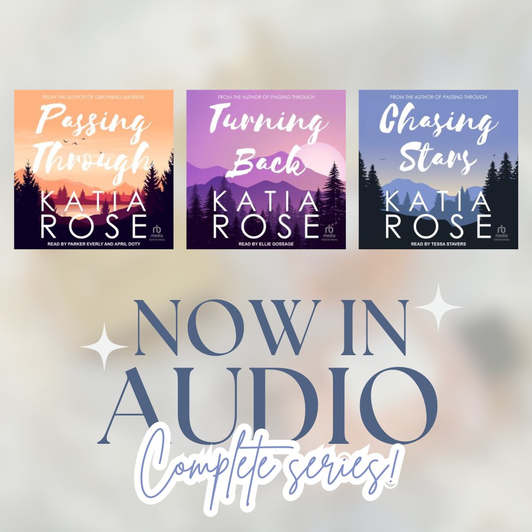 🎧NEW AUDIO RELEASE! 🎧
Stoked to announce that you can now LISTEN to the entire Three Rivers series! Tess Stavers nailed it on narrating Chasing Stars. Clover and Neavh's second chance romance will hit you in the FEELS! Grab your copy here:
audiobooks.com/audiobook/chas…