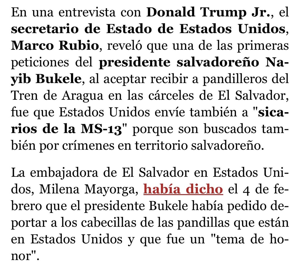 musikeys1's tweet image. TEMOR A LAS DECLARACIONES EN EE.UU.

Si está pidiendo a sicarios de la MS-13 que están en EE.UU, #NO es por justicia ni por “tema de honor”, como dice Milena Mayorga. Es porque está #desesperado por #evitar que estos criminales #declaren en cortes estadounidenses y #revelen
