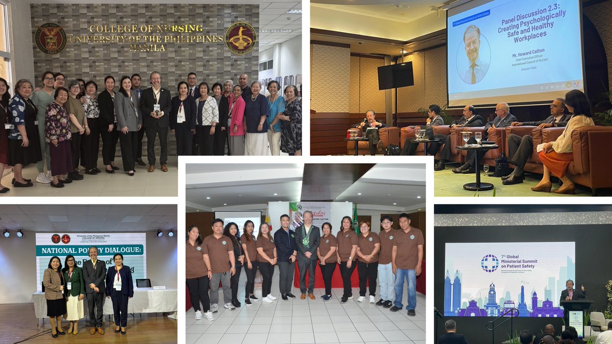 ICNurses's tweet photo. During his recent visit to the #Philippines ICN CEO @HowardCatton met with @PNAInc1922 leadership to discuss critical issues including #nurse migration and #nurseleadership, with a particular focus on ICN working to support PNA with legislation on #advancedpracticenursing. https://t.co/guOfG5wtoB