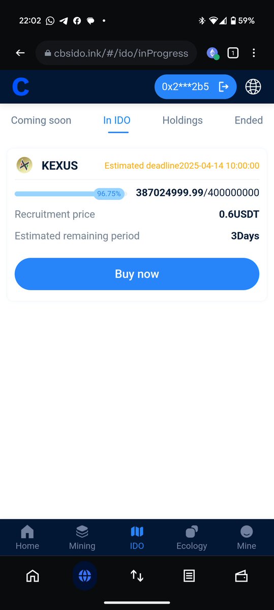 amatpejal's tweet photo. 3 days to go for KEXUS token to be listed. usually price will be higher after this presale #IDO #coinbase #crypto DM me if want to know more.. 😁 https://t.co/G2oRM2FSfI