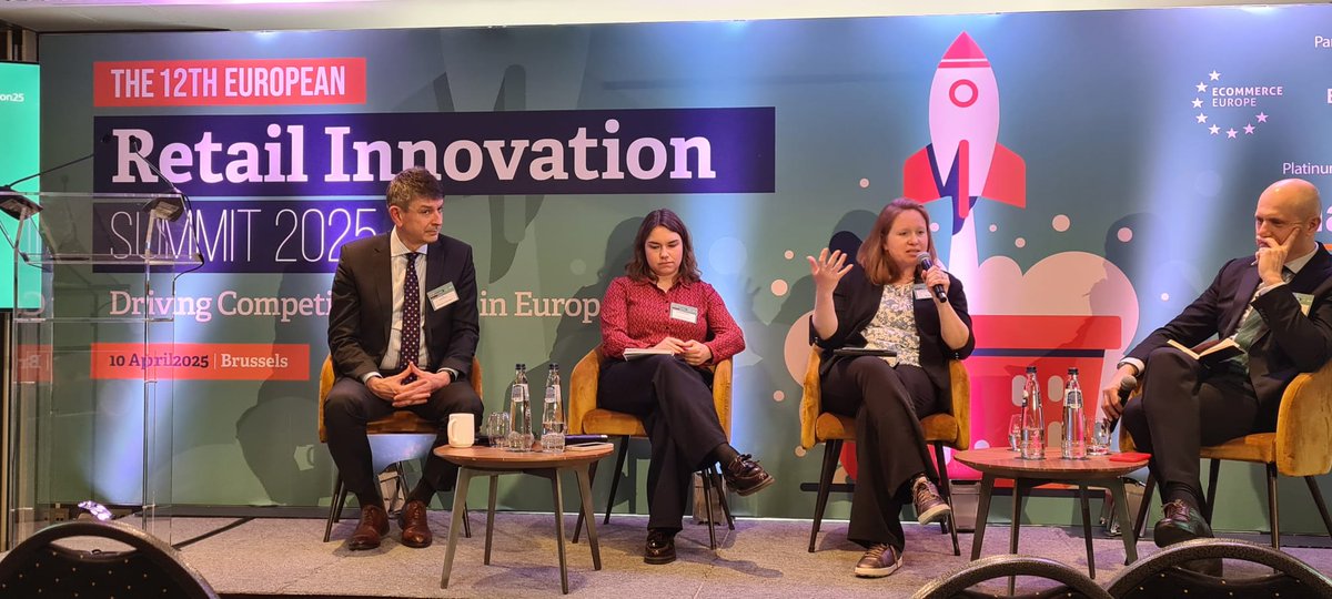 💡Great insights from Amazon’s Policy Director, Amber Bechrouri, on sustainable consumer choice. Amber shared Amazon's elimination of packaging on 1B+ European shipments &amp; how 91% of SMEs see #DigitalProductPassports as growth enablers
