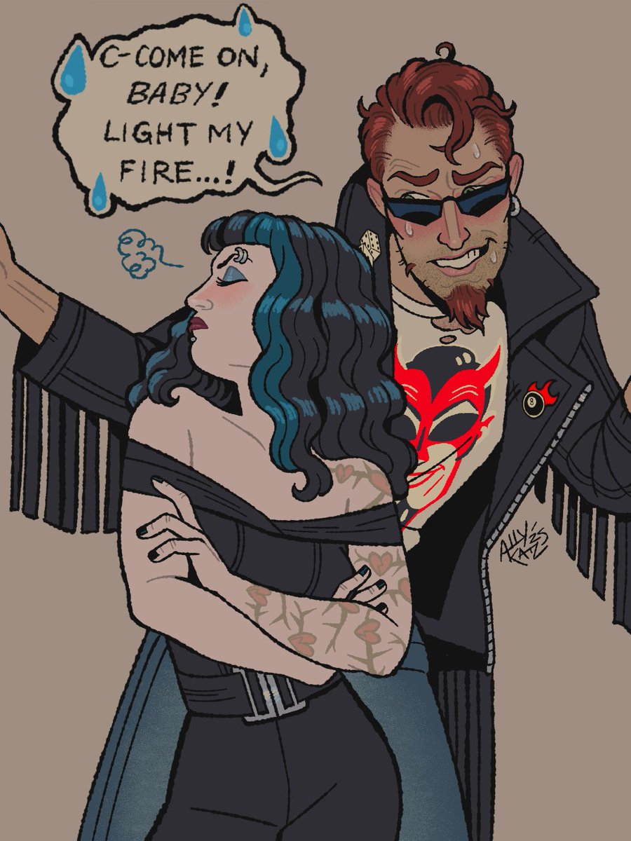 theatomickatz's tweet photo. "I have a request! what would it look like if Alyx and Daddy-o Dude met? love ur art! -🍒" -> I AM SO GLAD YOU ASKED cause i have thought about it! he follows her like a dog 🫶 thank you for giving me an excuse to draw them #POSTAL #fandude #dudeverse

https://t.co/CdSlJxnMh1 https://t.co/duKADDUN4e