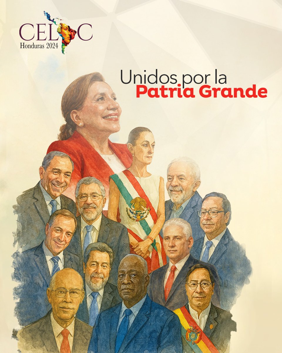 🌎🤝|| Durante su PPT de la CELAC Honduras, bajo el liderazgo de la Presidenta <a href="/XiomaraCastroZ/">Xiomara Castro de Zelaya</a>, demostró un firme compromiso con la integración regional y la defensa de la soberanía de los pueblos latinoamericanos y caribeños.