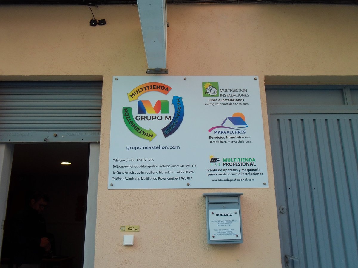 MultigestionIn1's tweet image. Hemos actualizado el cartel de nuestra oficina.

Para más información sobre nuestros servicios visite: multigestioninstalaciones.com

grupomcastellon.com