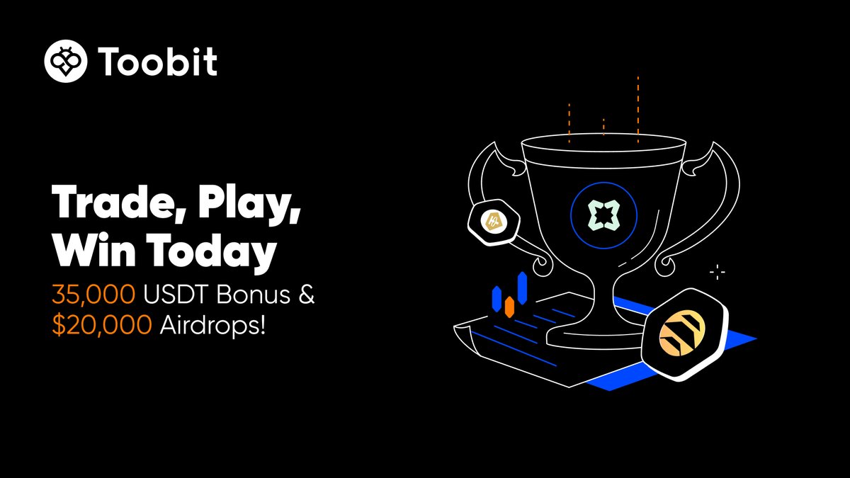 💥 New Listing, New Rewards! 💥
Trade BABY/PROMPT/XAUT on Toobit, and celebrate with a 35,000 USDT bonus and 20,000 Airdrops!
No whitelist needed – just trade &amp; win! 🏆
⏳ April 10 - April 20 (UTC)
🔗 Event Page: toobit.com/activity/t/99

#Giveaway #ListingCelebration