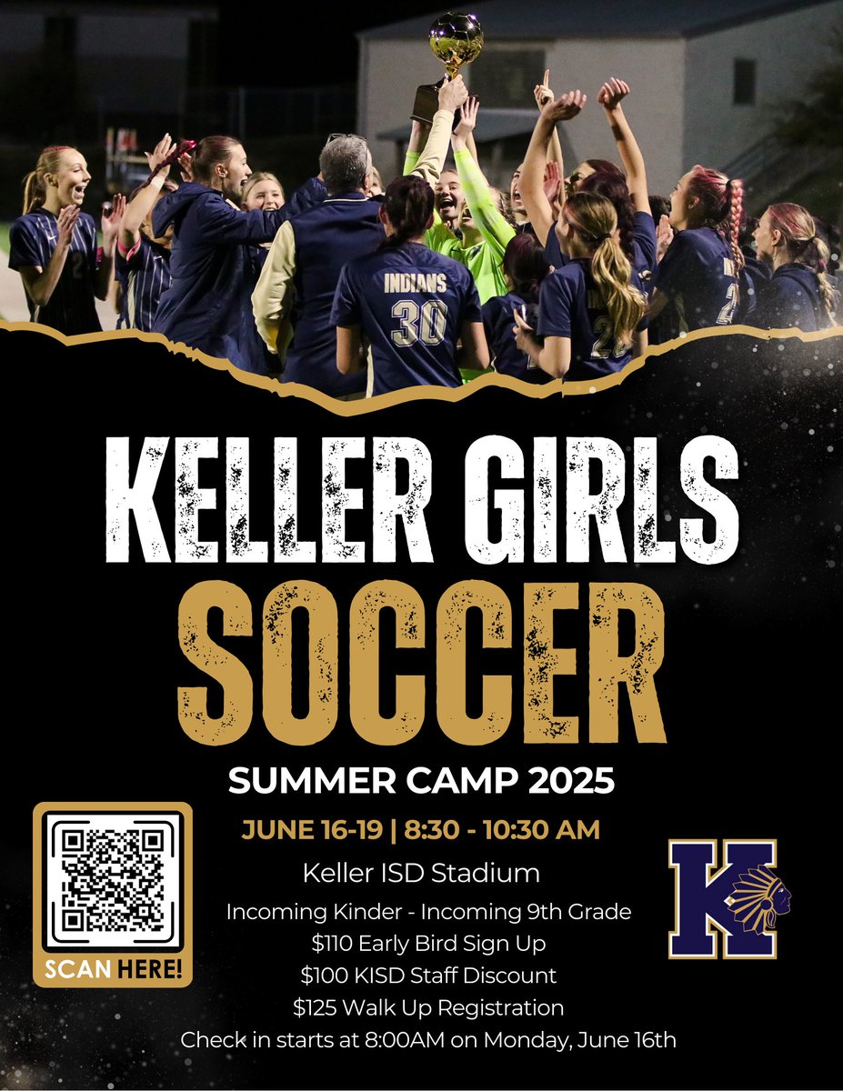 SEE YOU THERE!

app.teamlinkfund.com/shop/camp/1111…

<a href="/KISDAthletics/">Keller ISD Athletics</a> <a href="/IndianSpringsMS/">Indian Springs MS</a> <a href="/KMS_Athletics1/">Keller Middle School Athletics</a>