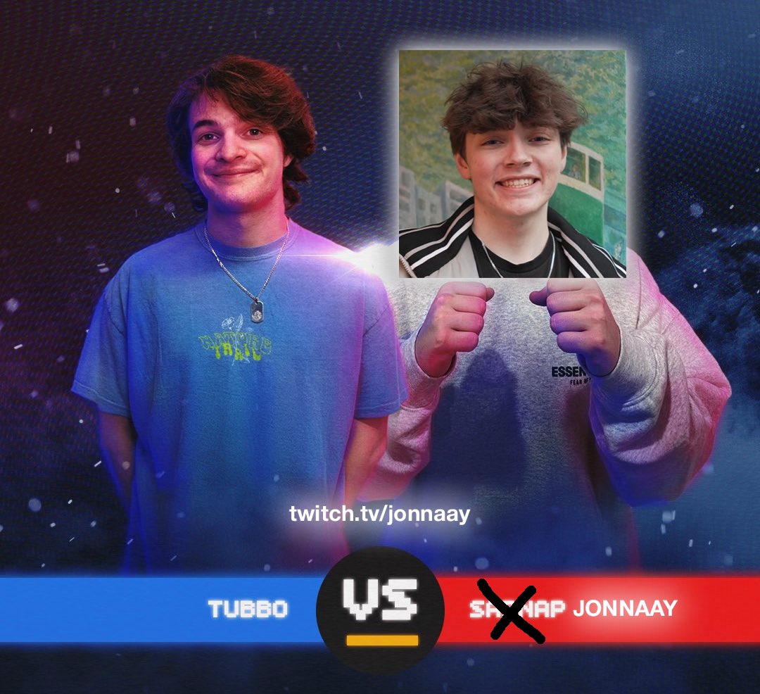 JonnaayLIVE's tweet image. TOMORROW, THIS FRIDAY, AT 8PM BST, I WILL BE BOXING TUBBO ON STREAM
THERE WILL ALSO BE A SPECIAL GUEST IN THE RING.
BE THERE OR BE SQUARE.