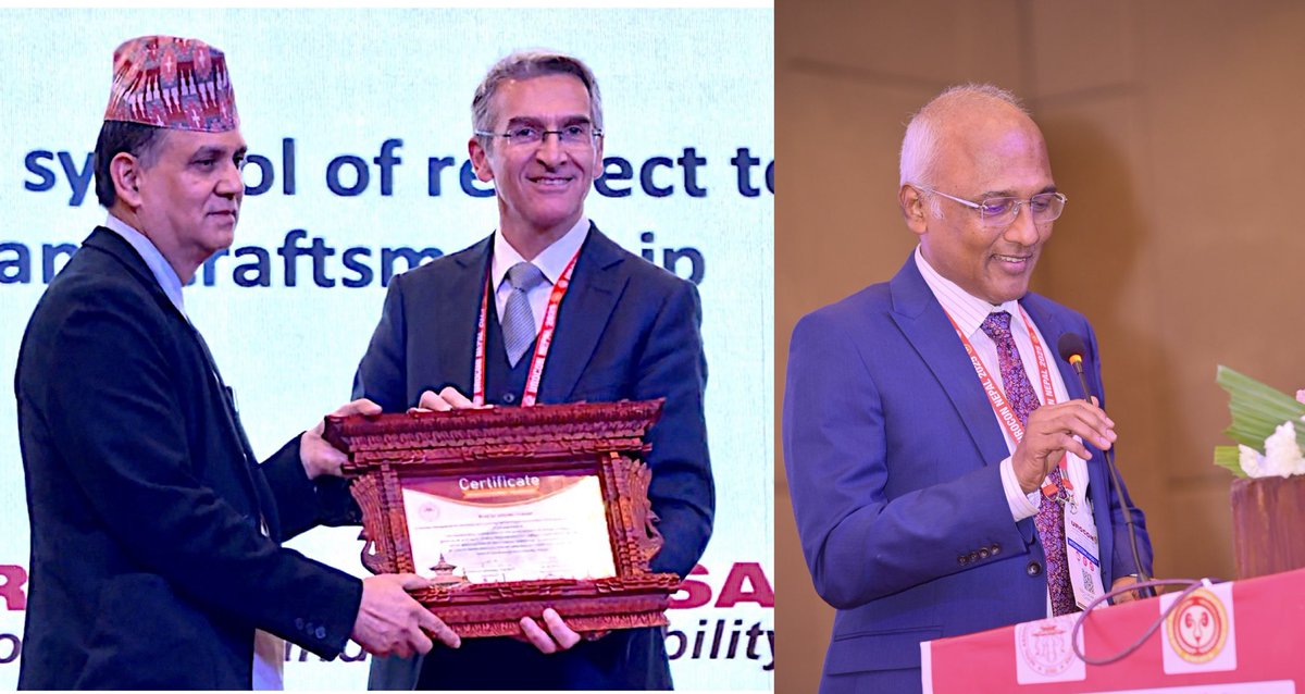 Shresthanyl's tweet image. Some of the highlights of (stone session) #UROCON2025, Kathmandu Nepal
🟢State of art lectures
✅Interactive panel discussions
❇️Honorary NAUS member award to @OTRAXER
❇️Spellbinding Keynote lecture by @mallikuro7
🔄Fruitful networking !!!