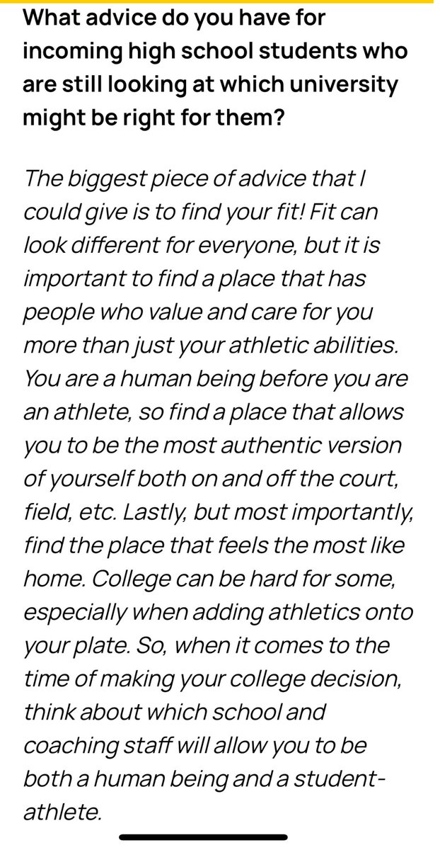 GBRCoachFischer's tweet photo. Since the 2026 class is starting to get closer to their decision process … I suggest reading Sammi’s entire interview … but especially this https://t.co/PFNO4aH0Yb https://t.co/uPU70yUKra