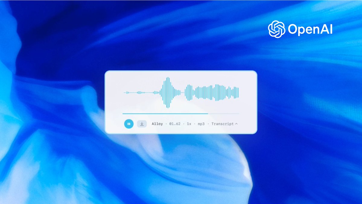 Sitelicon's tweet photo. 🚀 ¡En #Sitelicon estamos emocionados con los nuevos modelos de audio de OpenAI! Desde speech-to-text hasta text-to-speech, crea agentes de voz más inteligentes y personalizados. ¡Es hora de llevar tu servicio al siguiente nivel! #OpenAI #Innovación 💡

🔗 https://t.co/2M4k9FGlF9 https://t.co/meeMDlu1u1