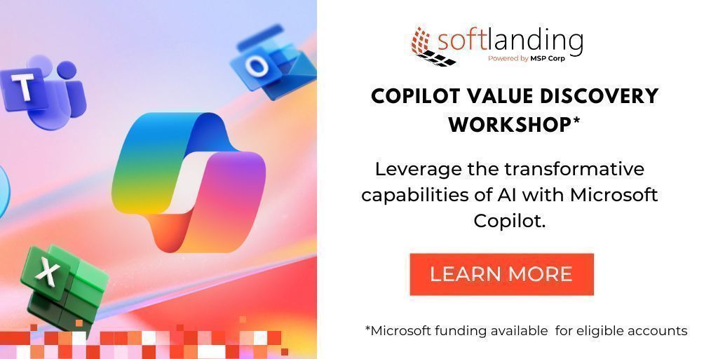 🚀 Ready to harness the power of AI? Get a Copilot Value Discovery Workshop to develop a strong business case and design a strategic roadmap for seamless adoption of #MicrosoftCopilot's AI capabilities. 

👉 Contact us today to get started: buff.ly/9LwRD1e 

#AIjourney
