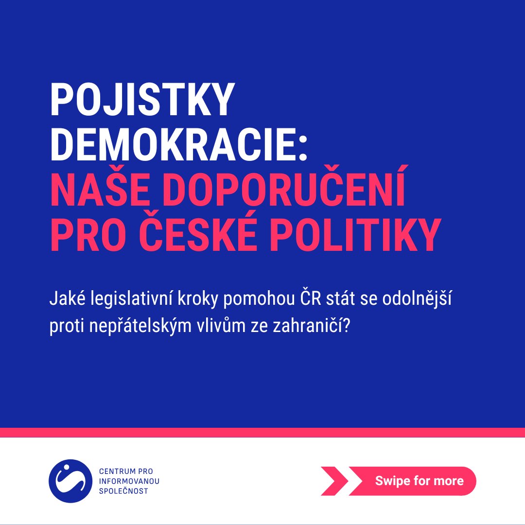 Centrum pro informovanou společnost tweet media