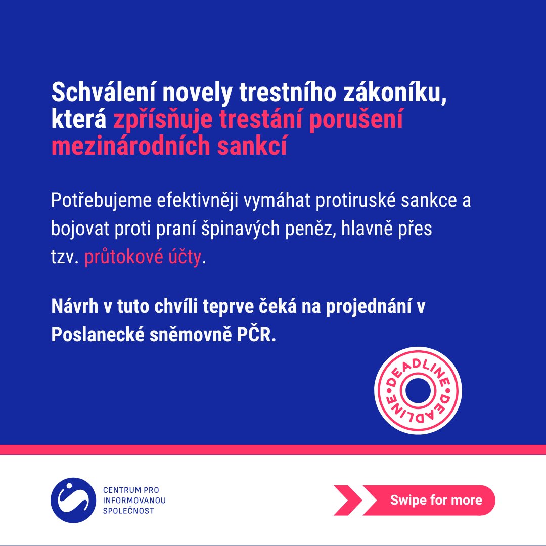 Centrum pro informovanou společnost tweet media