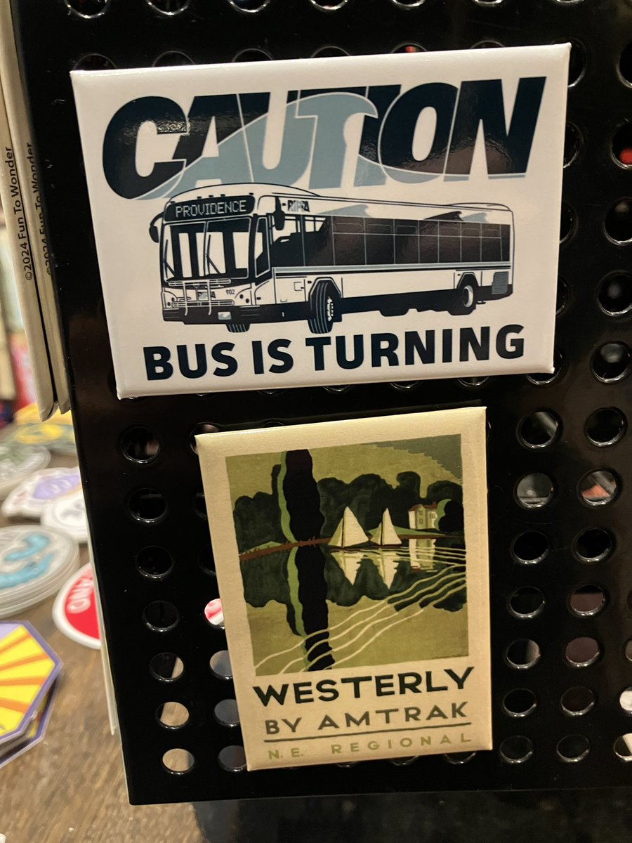 _KennyUong_'s tweet photo. Transit magnets seen at @fntpvd in Providence!! 🚌🌊🚆 https://t.co/WmFuWALpDg