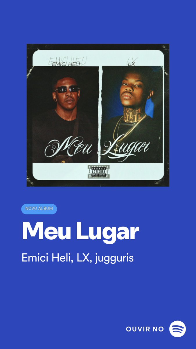 EmiciHeli's tweet photo. A faixa "Meu Lugar" está disponível nas principais plataformas digitais!

Emici Heli - Meu Lugar feat. LX (Prod. jugguris)

https://t.co/6Q63PJCLlu https://t.co/mTZSMI6VrQ
