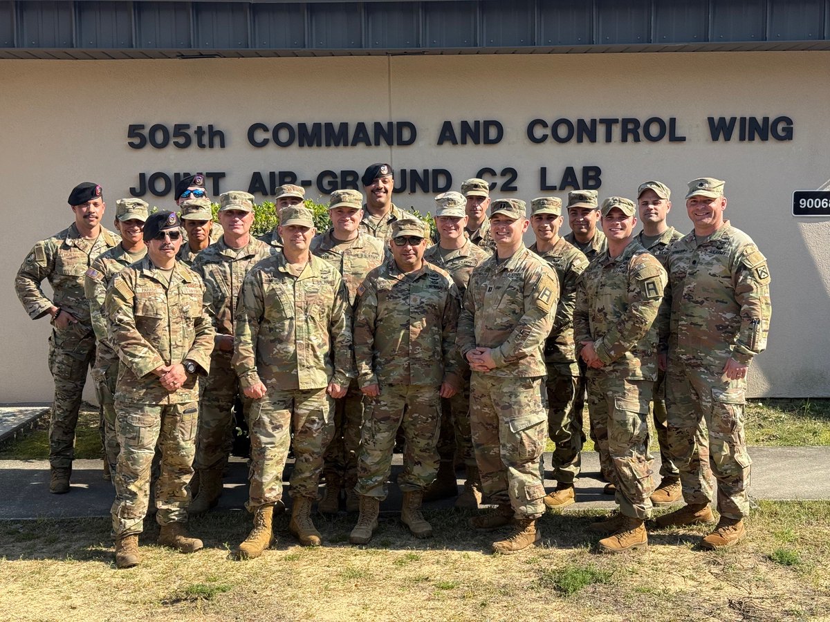 MissionCommand (@usarmymccoe) on Twitter photo The Army Joint Support Team recently conducted two Specialized Joint Air-Ground Operations Training events for members of the <a href="/36thInfantryDiv/">36th Infantry Div.</a> & the <a href="/4thSfab/">4thSFAB</a>. Training focused on SOPs + honing C2IS skills. For more about AJST training, visit usacac.army.mil/Organizations/…
<a href="/usacac/">Combined Arms Center</a> The Army Joint Support Team recently conducted two Specialized Joint Air-Ground Operations Training events for members of the <a href="/36thInfantryDiv/">36th Infantry Div.</a> & the <a href="/4thSfab/">4thSFAB</a>. Training focused on SOPs + honing C2IS skills. For more about AJST training, visit usacac.army.mil/Organizations/…
<a href="/usacac/">Combined Arms Center</a>