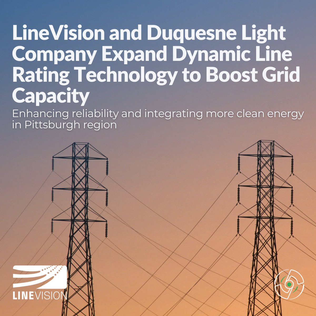 Big news! Dynamo member LineVision and Duquesne Light Company (DLC) are expanding their deployment of LineVision’s DLR technology across DLC’s grid to further boost reliability and resilience through advanced monitoring and analysis. 

Proud to have LineVision in the network!