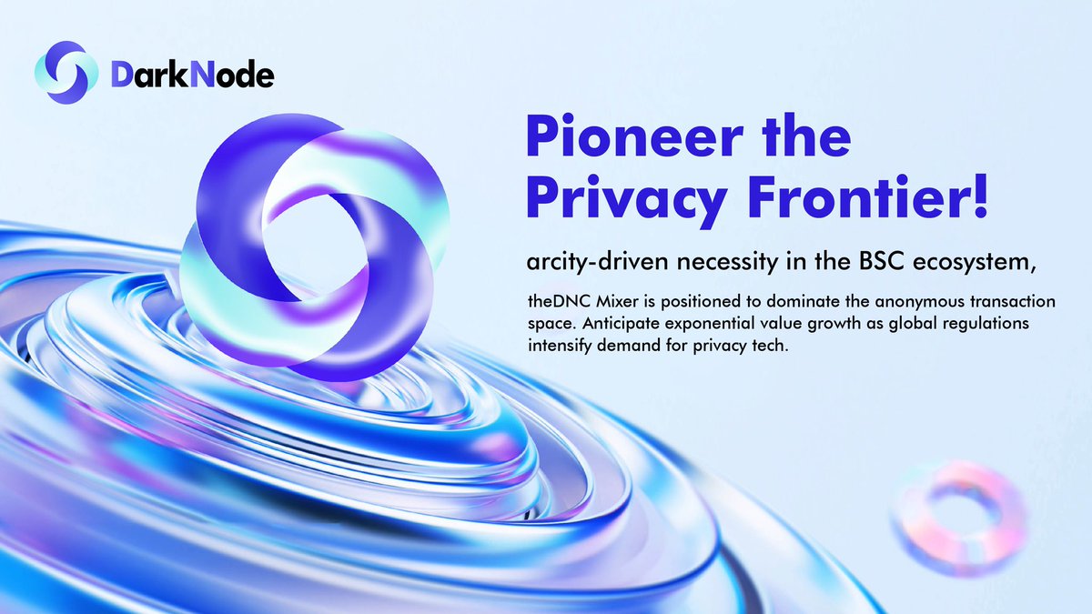 DarkNodeC's tweet photo. Compliance ≠ Transparency! ⚖️ TheDNC Mixer addresses critical privacy demands, safeguarding commercial confidentiality and personal assets — fully compliant, yet cryptographically untraceable. https://t.co/OZVd0eDnfK