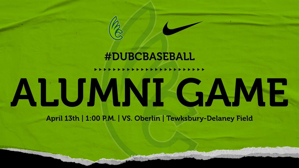 wilmy_baseball's tweet photo. ‼️Calling all #DubCBaseball alumni‼️ Come out to Tewksbury-Delaney Field this Sunday as we play Oberlin and recognize #QuakerBaseball alumni https://t.co/Oq1QCxc5X4