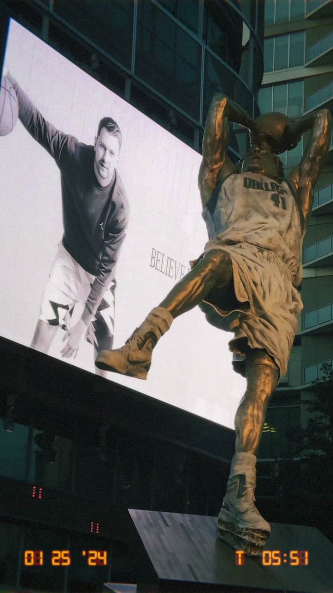 He should’ve had a statue