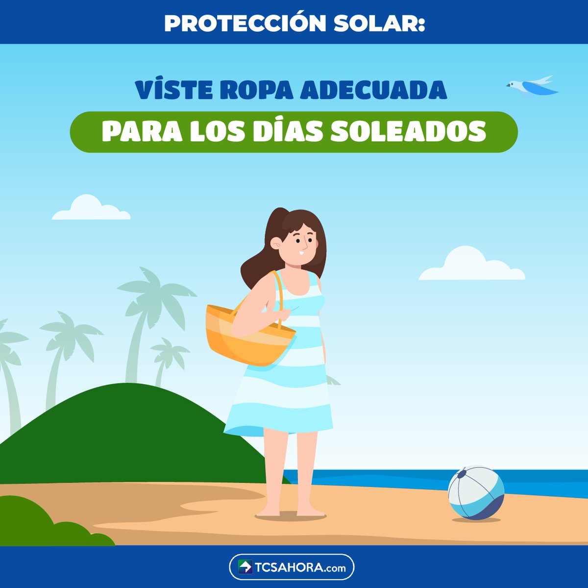 teledos_tcs's tweet image. #Verano2025 | Vístete con ropa ligera y adecuada. 👕🧢
Opta por colores claros y telas frescas. Si vas a estar mucho al sol, usa ropa con protección UPF.

#ModoVacaciones