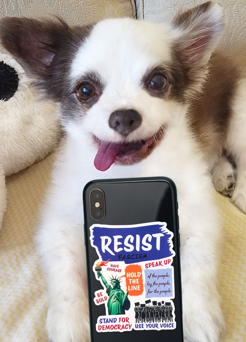CharliePawsUp's tweet photo. 💙MASSIVE Protests #KindnessGiveaway!
🎉Be One of 20 Winners! 🎉
Fanks to Pawmazing Sponsors on 🧵2/2!
Win a 5-Pack of #RESIST Stickers!💙
➡️To Enter:
Comment wif a 💙 or Democracy / Protest GIF
➡️RETWEET🎉💙❤️🐶
Ends Midnight THURS April 10
#dogsoftwitter #ZSHQ #CatsOfTwitter https://t.co/XzfhtCBIsY