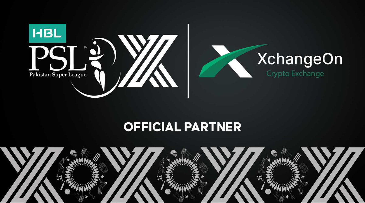 thePSLt20's tweet image. XchangeOn Crypto Exchange joins #HBLPSLX as an official partner! 

#ApnaXHai