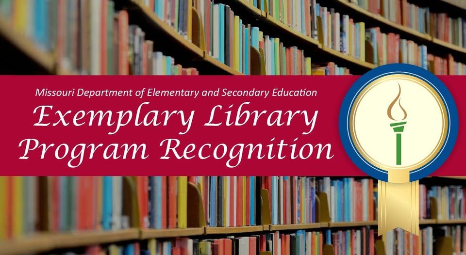 RSHSLibrary's tweet image. For the fifth year in a row, the Rockwood Summit Library has been designated an exemplary school library program by DESE! We&apos;re so grateful for the support from our community!