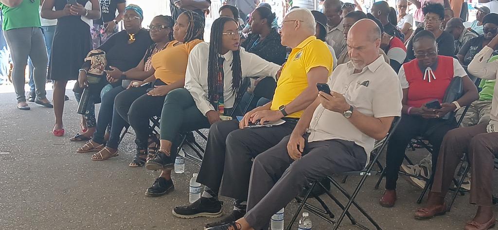 Delroychuckjm's tweet image. @mojofficialjm @Legal_Aid_JA #JusticeFair with special emphasis on the #Disabled is up and running,in the historic #WaterSquare in Falmouth. MOJ and the @JamaicaMlss temains  committed to the process of providing access to our most vulnerable.