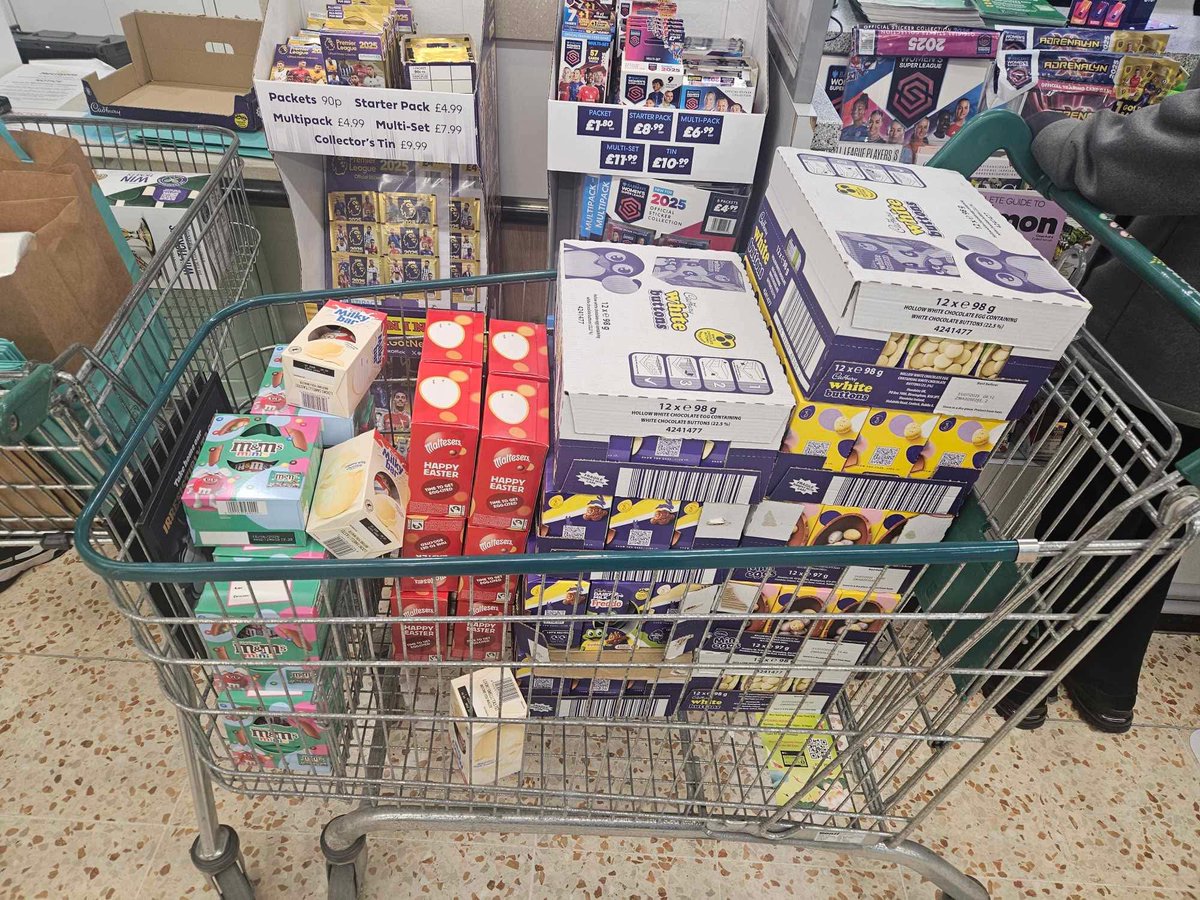 TanwenYMH's tweet photo. Thank you to Deeside Round Table, Flint &amp; Holywell Round Table and Walking 4 Wellness for all the Easter Egg donations for our pupils 
Also a big thank you to all the people who have donated for our bingo this evening including The Card Factory and Tesco, Mold. https://t.co/hTQownUiUs