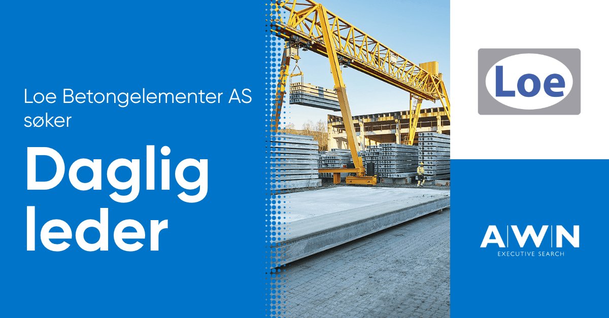 Loe Betongelementer søker en strategisk og handlekraftig daglig leder. #B&amp;A #Entreprenør #ledelse Søk da vel!
bit.ly/3RNg5Jy