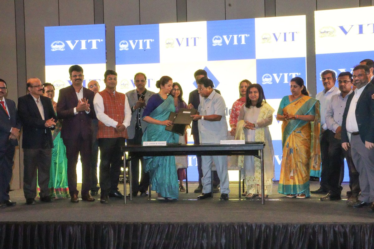 lntedutech's tweet image. L&amp;amp;T EduTech and Vellore Institute of Technology (VIT) have signed an MoU to offer a new 4-Year Industry-Integrated Program in Civil Engineering, with a specialization in Integrated Building System Design. 

#LnTEduTech #VITUniversity #FutureReadyEngineers #CivilEngineering