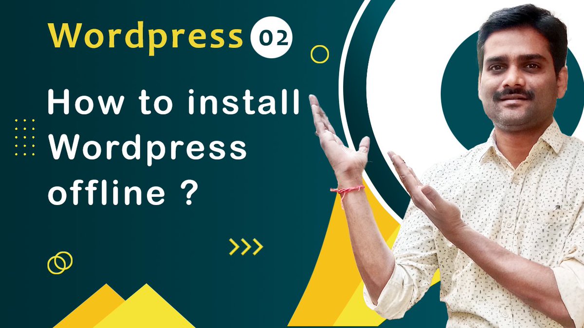 ManjunathChidre's tweet photo. How to Install WordPress Offline - Tutorial 02 π
βΊ https://t.co/0x2p5foYeM
WordPress Tutorials Playlist:
βΊ https://t.co/71wwbHzW8s
#WordPress #WordPressTutorial #CMS #WebDesign #WebDevelopment #WebsiteDesign #WebsiteDevelopment #Design #Multimedia https://t.co/hpoMRPMQmj
