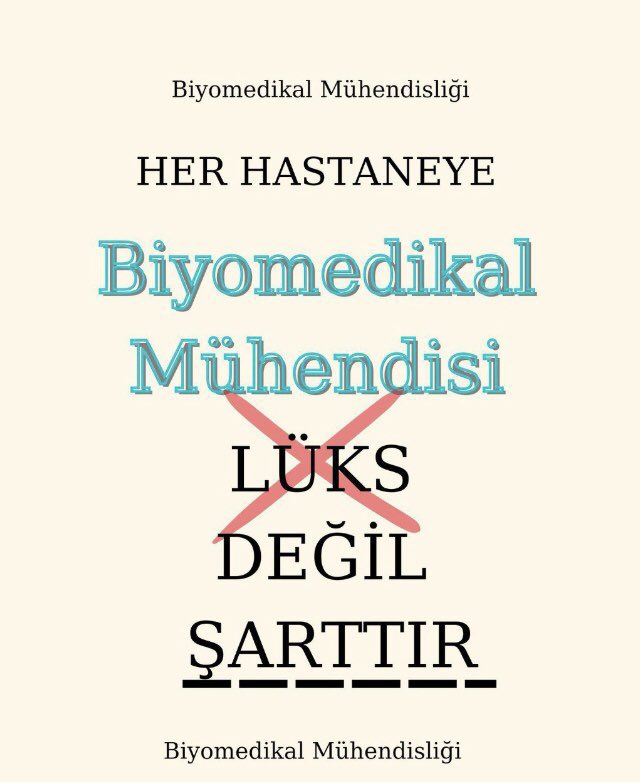 <a href="/SleymanUYANIK06/">Süleyman UYANIK</a> <a href="/saglikbakanligi/">T.C. Sağlık Bakanlığı</a> <a href="/Akparti/">AK Parti</a> <a href="/drmemisoglu/">Prof. Dr. Kemal Memişoğlu</a> Tıbbi cihaz=Biyomedikal 

Görevimiz net . Teşhis ve tedavide kullanılan tıbbi cihazlar kimlerin sorumluluğunda ?? 

#biyomedikalmühendislerine1000kadro