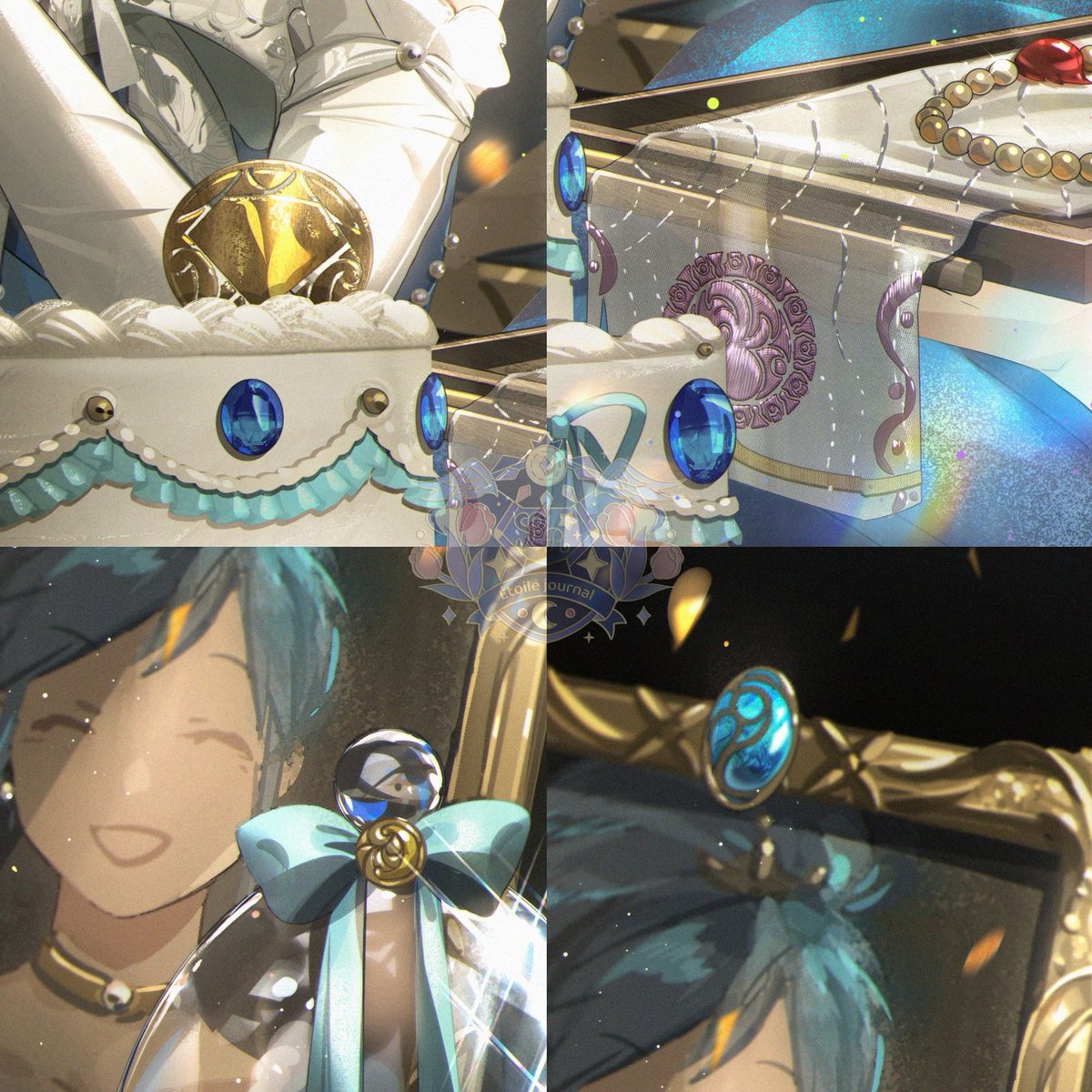 #ふしぎ星のふたご姫
7カ国からの贈り物
Commission