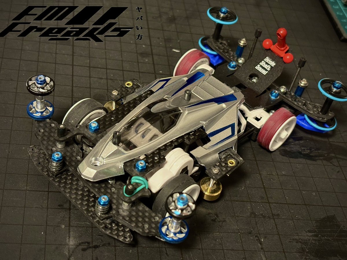 tsukasan774's tweet image. できたーーー！！！！

これからもうちょいステッカー貼って終わりー

#FM_Freaks
#FMX
#犬のちんぽこシステム
#サムカワサーキット
#SingleShaftSquad