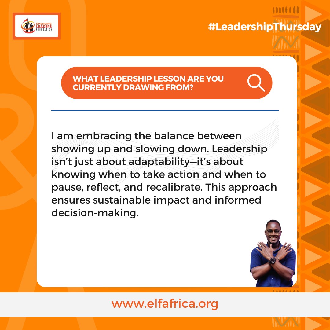 Emerging Leaders Foundation-Africa tweet media