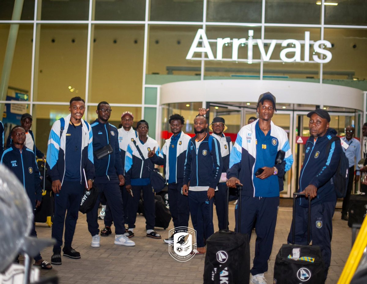 jenovicmbowa1's tweet photo. 🛑| #Football #Stage | Le FC Les Aigles du Congo établit son camp de base à Dar es Salaam pour un stage de préparation en vue des playoffs. Images de l’arrivée du club ✅

#stagetanzanie #aiglesducongo #directionplayoffs https://t.co/naSpOgOAFb