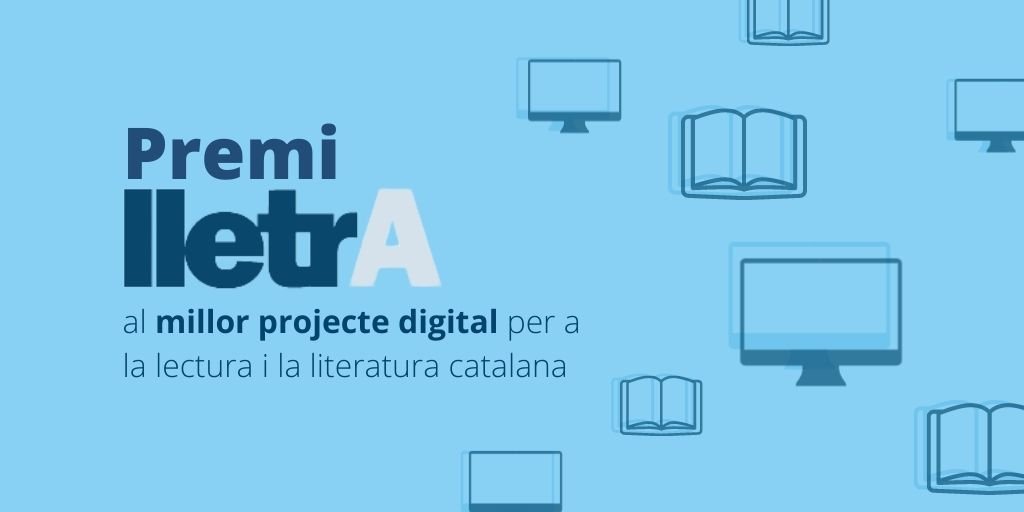 UOC Arts Humanitats (@uocartshum) on Twitter photo 🚀📚 Tens una proposta de projecte digital per promoure la #lectura i la #literatura catalana?
🙌 Presenta't a la 25a edició del Premi Lletra (<a href="/lletrA/">LletrA</a>), impulsat per la <a href="/FundBertrana/">Fundació Prudenci Bertrana</a> i la <a href="/UOCuniversitat/">UOCuniversitat</a>.
🗓️ Inscripcions obertes fins al 3/09/2025
🔗 lletra.uoc.edu/ca//premi-llet… 🚀📚 Tens una proposta de projecte digital per promoure la #lectura i la #literatura catalana?
🙌 Presenta't a la 25a edició del Premi Lletra (<a href="/lletrA/">LletrA</a>), impulsat per la <a href="/FundBertrana/">Fundació Prudenci Bertrana</a> i la <a href="/UOCuniversitat/">UOCuniversitat</a>.
🗓️ Inscripcions obertes fins al 3/09/2025
🔗 lletra.uoc.edu/ca//premi-llet…