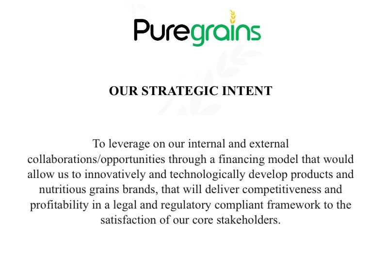 📍 Our Strategic Intent 🌽