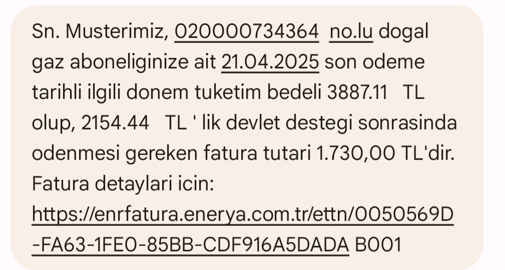 #enerya sen hayırdır ? Faturam zaten 1730 tl. Bu ne şimdi ??? Devlet bilmem kaç tl destek vermiş bilmem ne hayırdır milletle dalgamı geçiyorsunuz ? #denizlienerya #denizli <a href="/tcbestepe/">T.C. Cumhurbaşkanlığı</a> <a href="/ticaret/">T.C. Ticaret Bakanlığı</a> <a href="/adalet_bakanlik/">T.C. Adalet Bakanlığı</a>